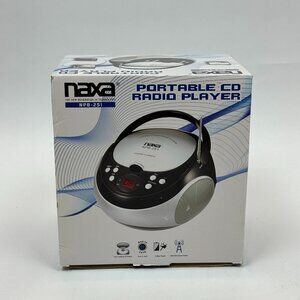 Naxa NPB251 Portable CD Player with AM/FM Radio - Black New in Box